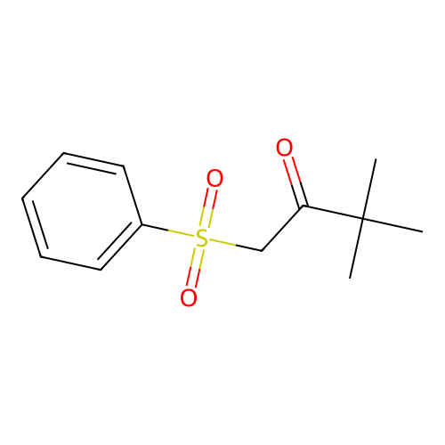 1-(Phenylsulfonyl)pinacolone structure