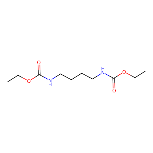 Diethyl butane-1,4-diylbiscarbamate structure