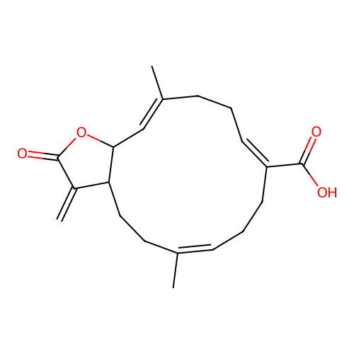 Cembranoid diterpene lactone structure