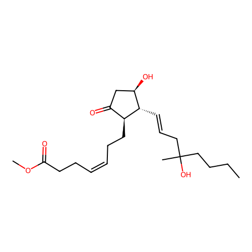 Enisoprost structure