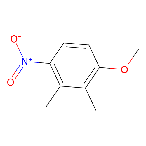 2,3-Dimethyl-4-nitroanisole structure