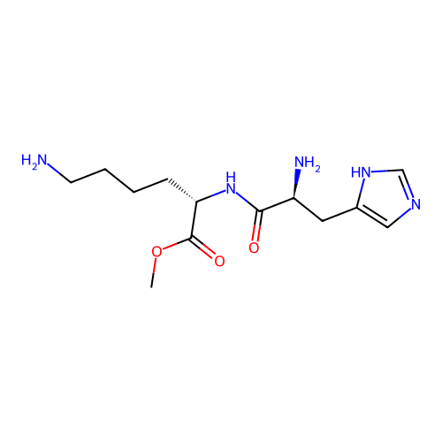 H-HIS-LYS-OME 3 HCL structure
