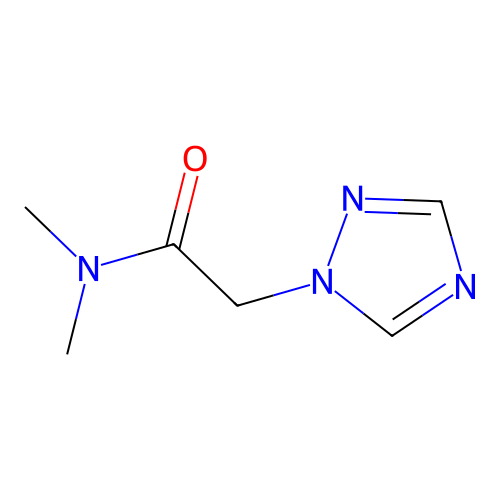 N,N-dimethyl-2-(1H-1,2,4-triazol-1-yl)acetamide structure