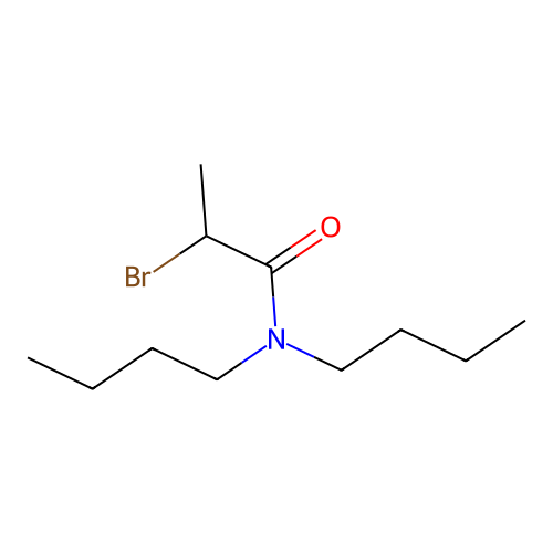 N,N-二丁基-2-溴丙酰胺 structure