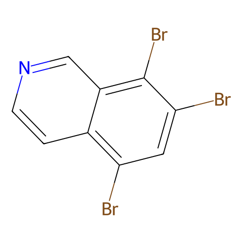 5,7,8-Tribromoisoquinoline structure