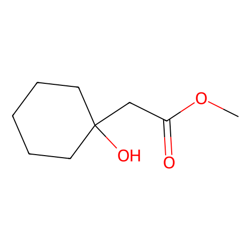 Methyl 2-(1-hydroxycyclohexyl)acetate structure