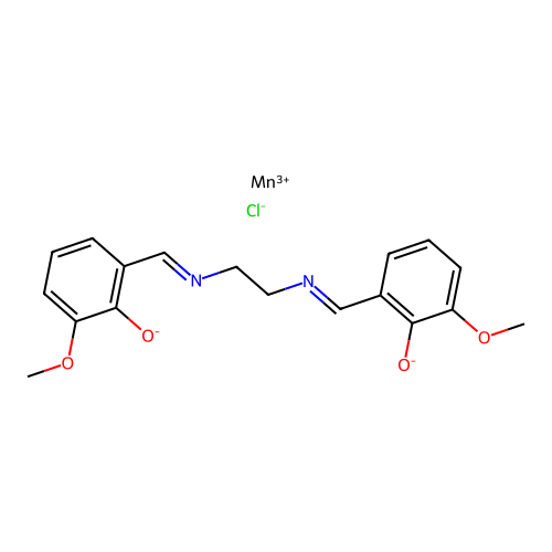 Ethylbisiminomethylguaiacol manganese chloride structure