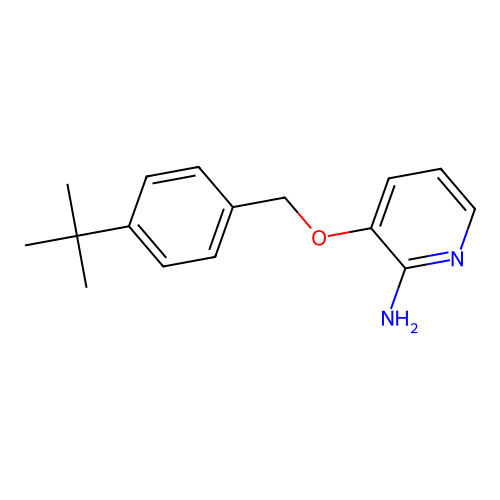 3-[(4-Tert-butylphenyl)methoxy]pyridin-2-amine structure