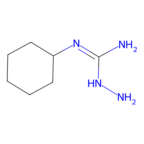 N'-Cyclohexylhydrazinecarboximidamide structure