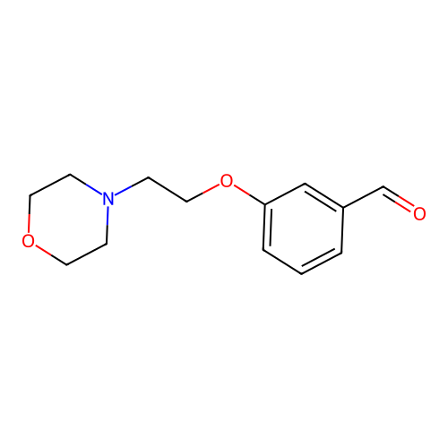 3-(2-Morpholin-4-ylethoxy)benzaldehyde structure