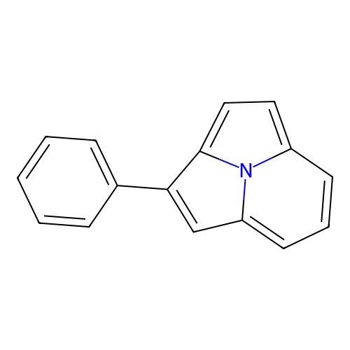 2-Phenylpyrrolo[2,1,5-cd]indolizine structure