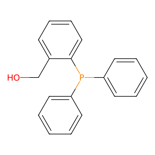 (2-Diphenylphosphanyl-phenyl)-methanol structure