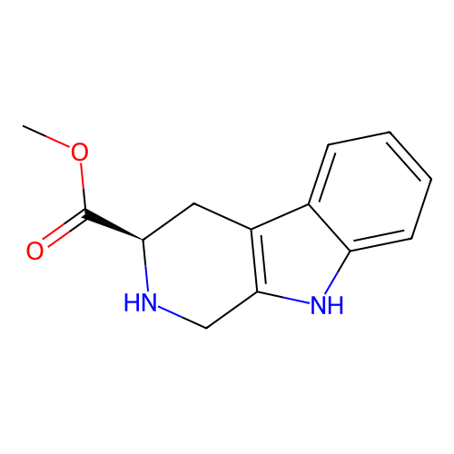 (R)-Methyl 2,3,4,9-tetrahydro-1H-pyrido[3,4-b]indole-3-carboxylate structure