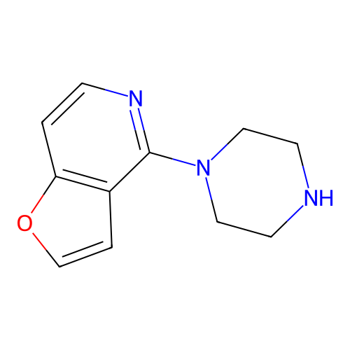 4-(Piperazin-1-yl)furo[3,2-c]pyridine structure