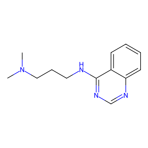 1,3-Propanediamine, N,N-dimethyl-N'-4-quinazolinyl- structure
