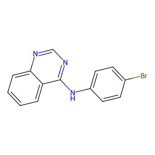 4-Quinazolinamine, N-(4-bromophenyl)- structure