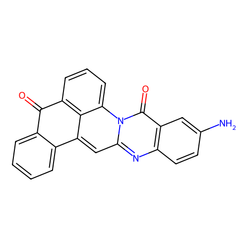 12-Aminonaphtho[1',2',3':4,5]quinolino[2,1-b]quinazoline-5,10-dione structure