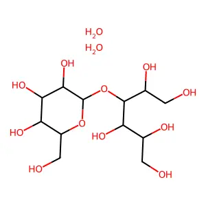 Lactitol dihydrate structure