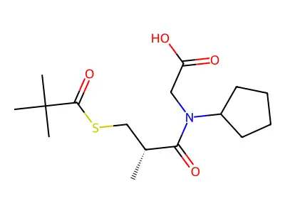 Pivalopril structure