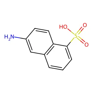 6-氨基萘-1-磺酸 structure