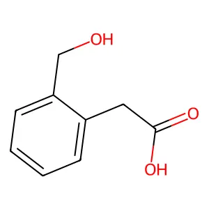Benzeneacetic acid, alpha-hydroxy-ar-methyl- structure