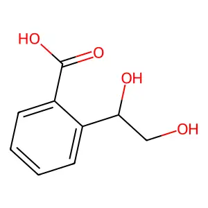 2-(1,2-dihydroxyethyl)benzoic Acid structure