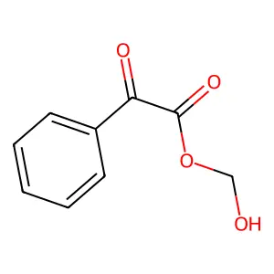 Hydroxymethyl 2-oxo-2-phenylacetate structure