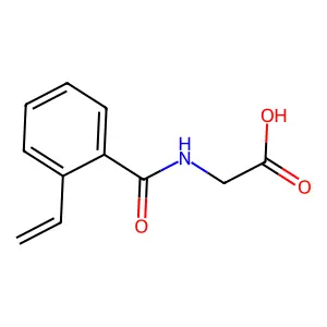 Glycine, N-(ethenylbenzoyl)- structure