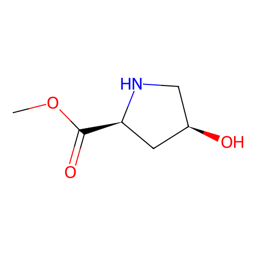 methyl (2S,4S)-4-hydroxypyrrolidine-2-carboxylate structure