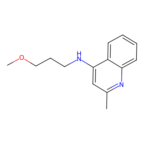 N-(3-Methoxypropyl)-2-methyl-4-quinolinamine structure