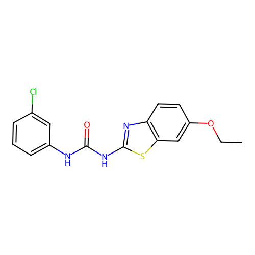1-(3-Chlorophenyl)-3-(6-ethoxy-1,3-benzothiazol-2-yl)urea structure