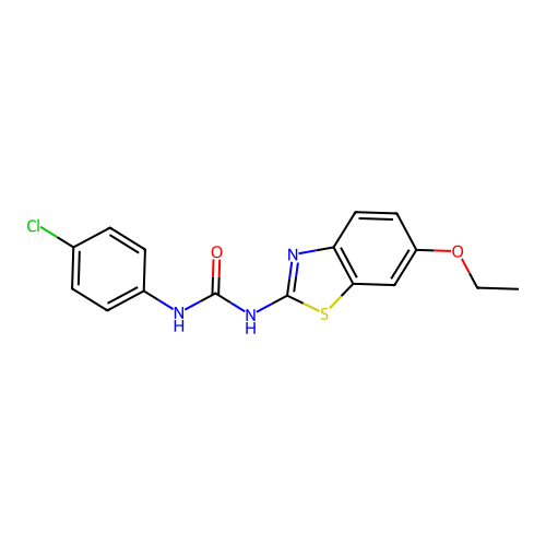 1-(4-Chlorophenyl)-3-(6-ethoxy-1,3-benzothiazol-2-yl)urea structure