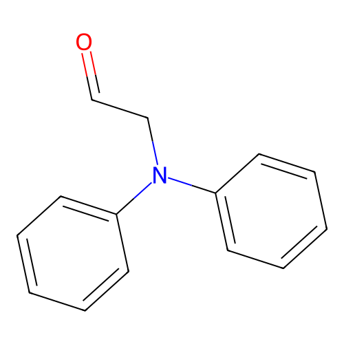2-(N-phenylanilino)acetaldehyde structure