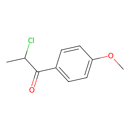 2-Chloro-1-(4-methoxyphenyl)propan-1-one structure