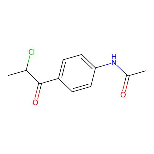 N-[4-(2-氯丙酰基)苯基]乙酰胺 structure