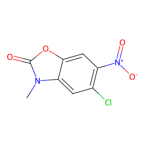 5-Chloro-3-methyl-6-nitrobenzo[d]oxazol-2(3H)-one structure