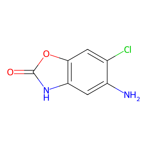5-Amino-6-chloro-2,3-dihydro-1,3-benzoxazol-2-one structure