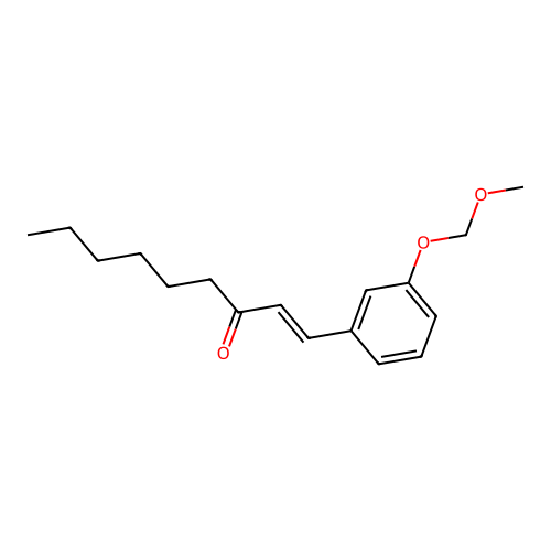 (E)-1-[3-(methoxymethoxy)phenyl]non-1-en-3-one structure