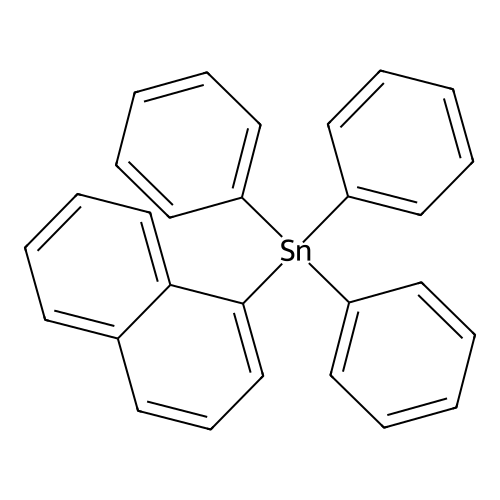 1-Naphthyl(triphenyl)stannane structure