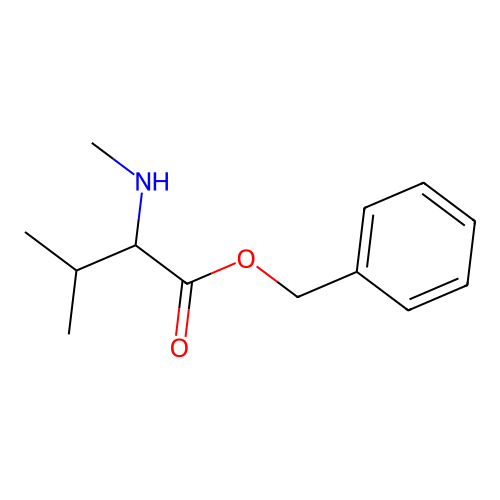 Benzyl 3-methyl-2-(methylamino)butanoate structure