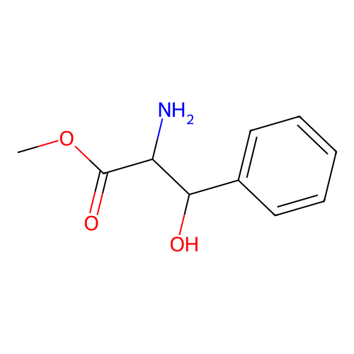Methyl 2-amino-3-hydroxy-3-phenylpropanoate structure