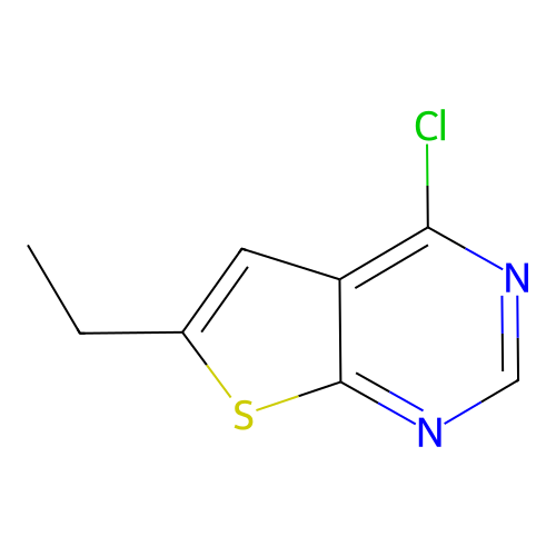 4-Chloro-6-ethylthieno[2,3-d]pyrimidine structure