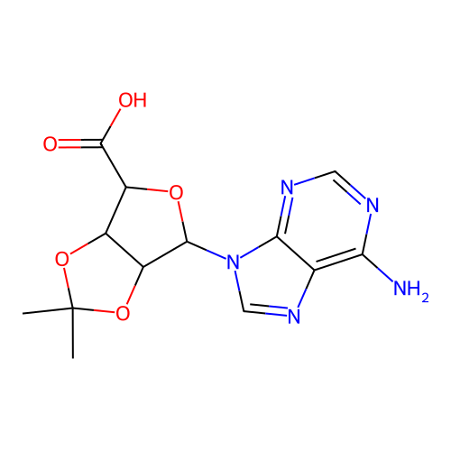 2',3'-Isopropylidene Adenosine-5'-carboxylic Acid structure