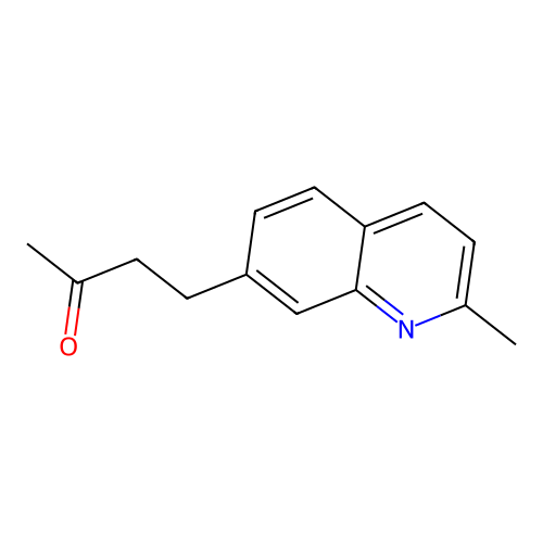 4-(2-Methylquinolin-7-yl)butan-2-one structure