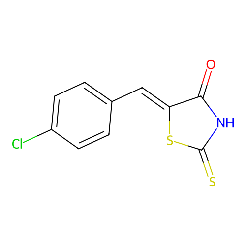 5-(4-Chlorobenzylidene)rhodanine structure