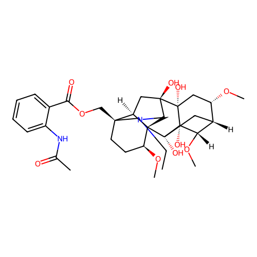 Finaconitine structure