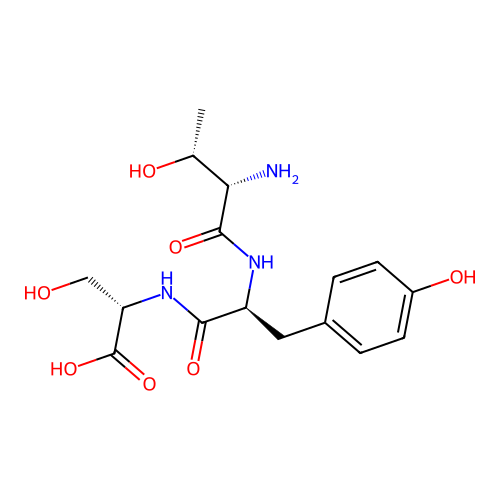 H-Thr-tyr-ser-OH structure