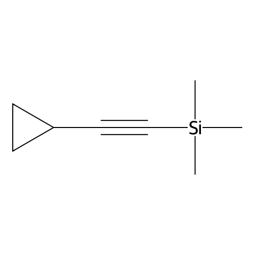 (Cyclopropylethynyl)trimethylsilane structure