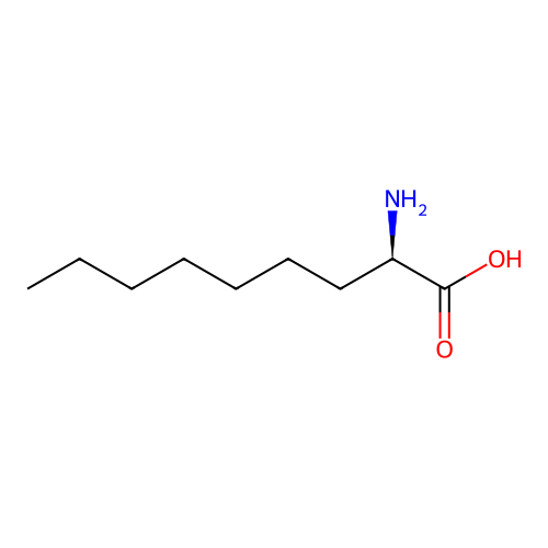 (2R)-2-Aminononanoic acid structure