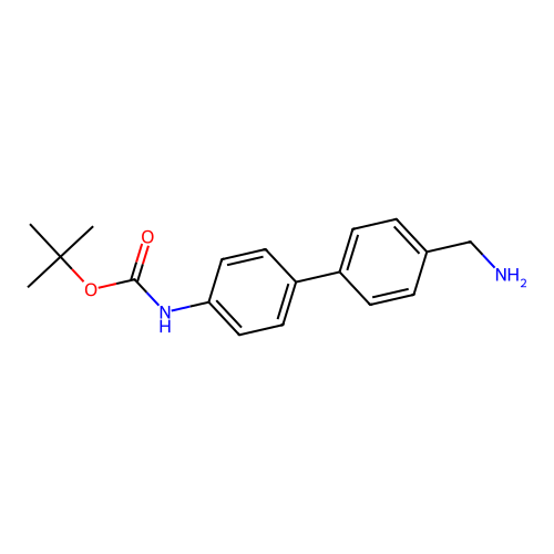4-(4'-Aminomethyl)phenyl-1-N-Boc-aniline structure